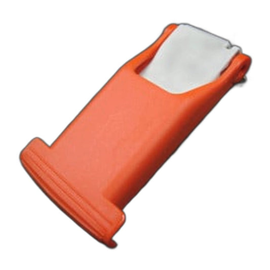 SEBO Complete Foot Pedal for AUTOMATIC X7 and X8 — Light Gray/Orange