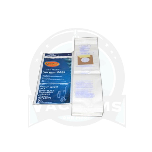 Hoover Style A Upright Vacuum Bags Micro Filtration - 9 Pack - Hoover