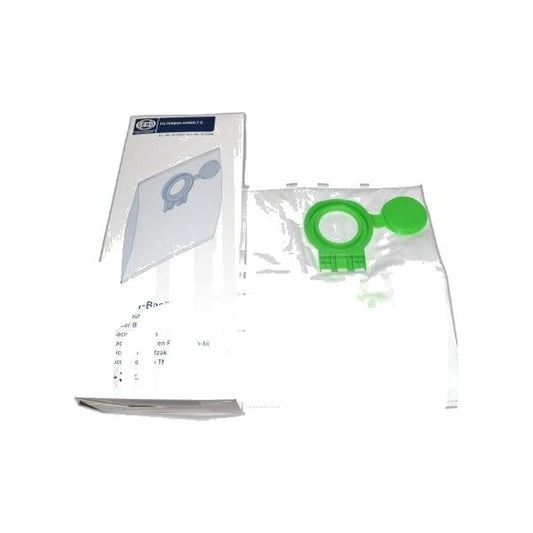 SEBO Filter Bags for AIRBELT D1 Turbo and D4 Premium - 8 Pack with Caps