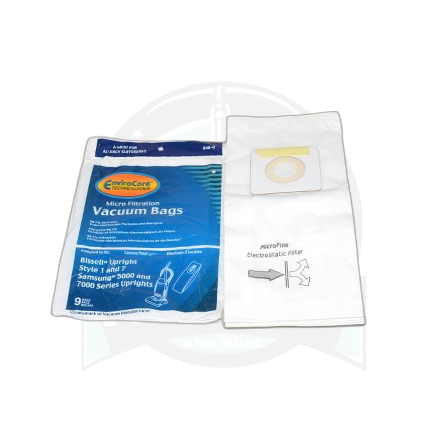 Micro Paper Bags - Bissell Style 7, 9 Pack