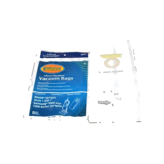 Micro Paper Bags - Bissell Style 7, 9 Pack