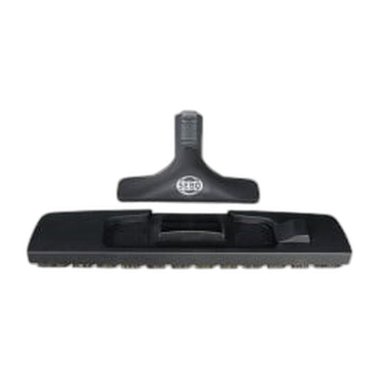 SEBO Twin Care Parquet Brush with Integrated Upholstery Nozzle — Gray/Black