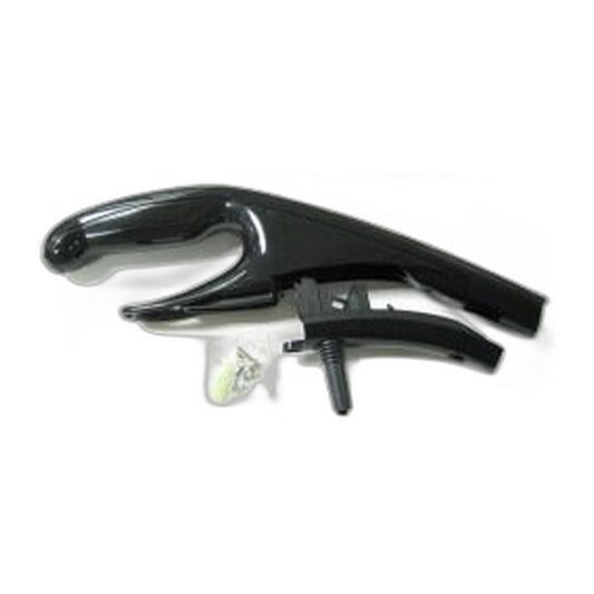 SEBO Handle Grip Set for FELIX Premium — Black, 2 Pieces with Grommet, Clamp and Screws
