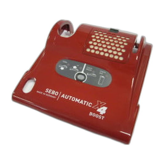 SEBO Power Head Cover for the AUTOMATIC X4 Boost — Complete, Red