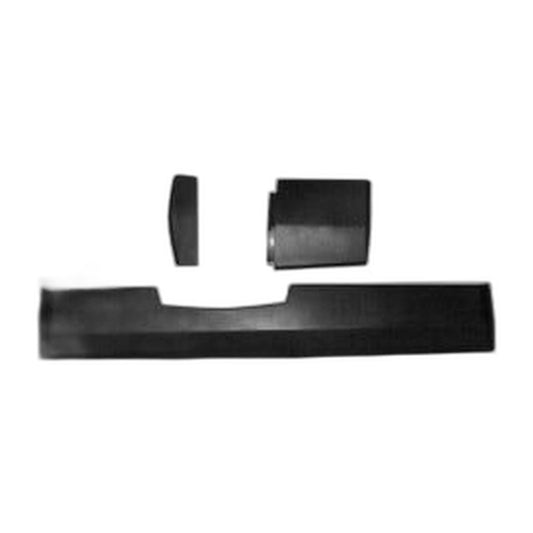 SEBO Three-Piece Bumper Set for AUTOMATIC X8 LED — Gray Black