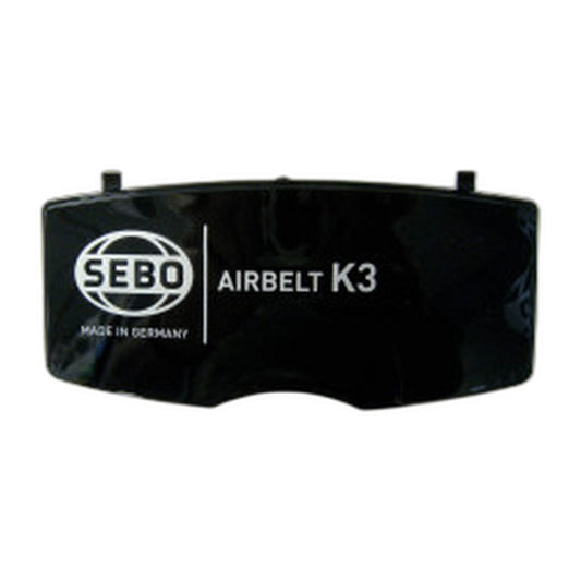 SEBO Exhaust Filter Cover for AIRBELT K3 — Black with Silver Print