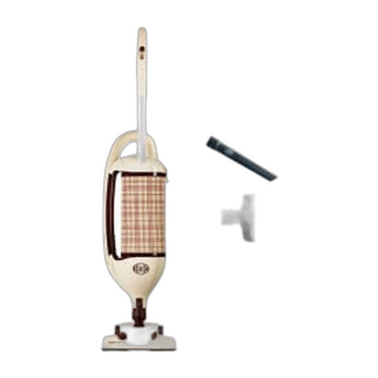 SEBO FELIX 4 Kombi Upright Vacuum, 11.5 in. Path, Cream and Burgundy
