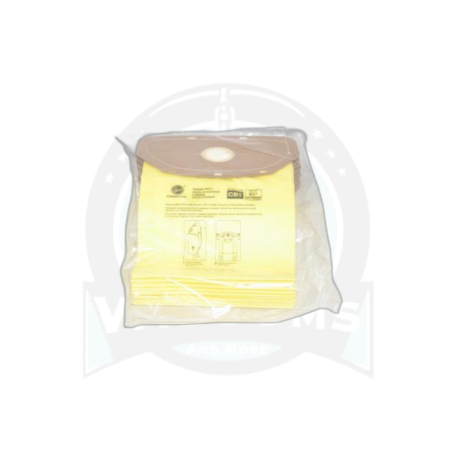 Hoover Paper Bags - CH34006 Back Pack, 10 Pack - Type B - CH93619 - Hoover