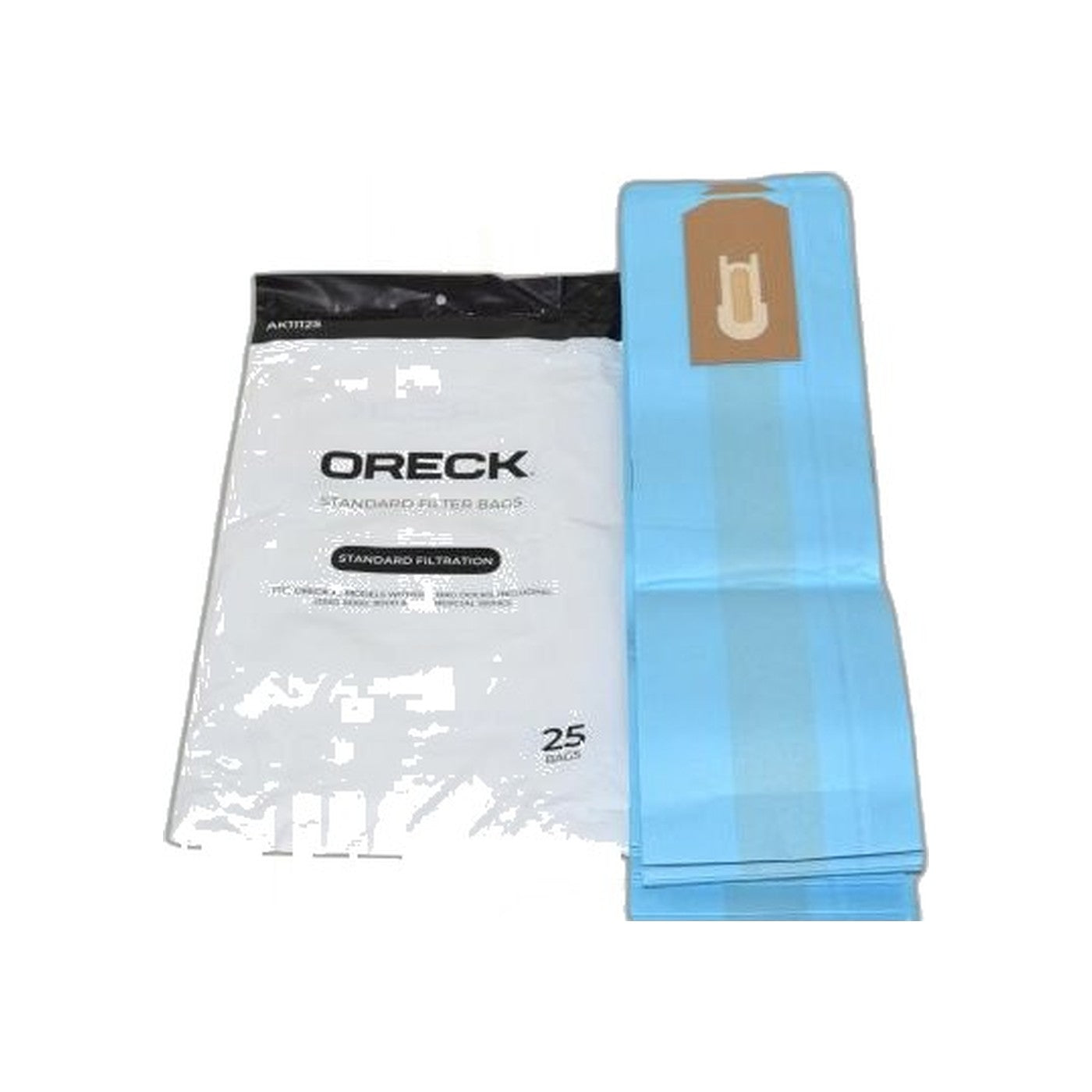 Oreck Original Style Non Docking Upright Paper Bags - 25 Pack - Blue High Density