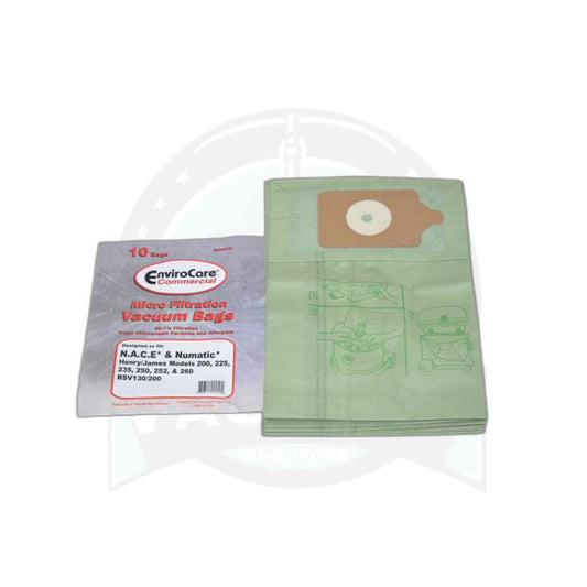 Numatic Henry/James/Hetty Canister Vacuum Bags - 10 Pack