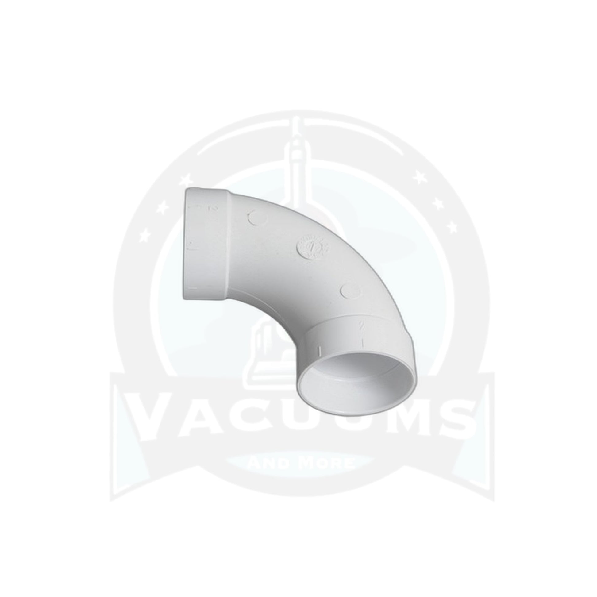 90-Degree Sweep Elbow - Plastiflex Central Vacuum - Plastiflex