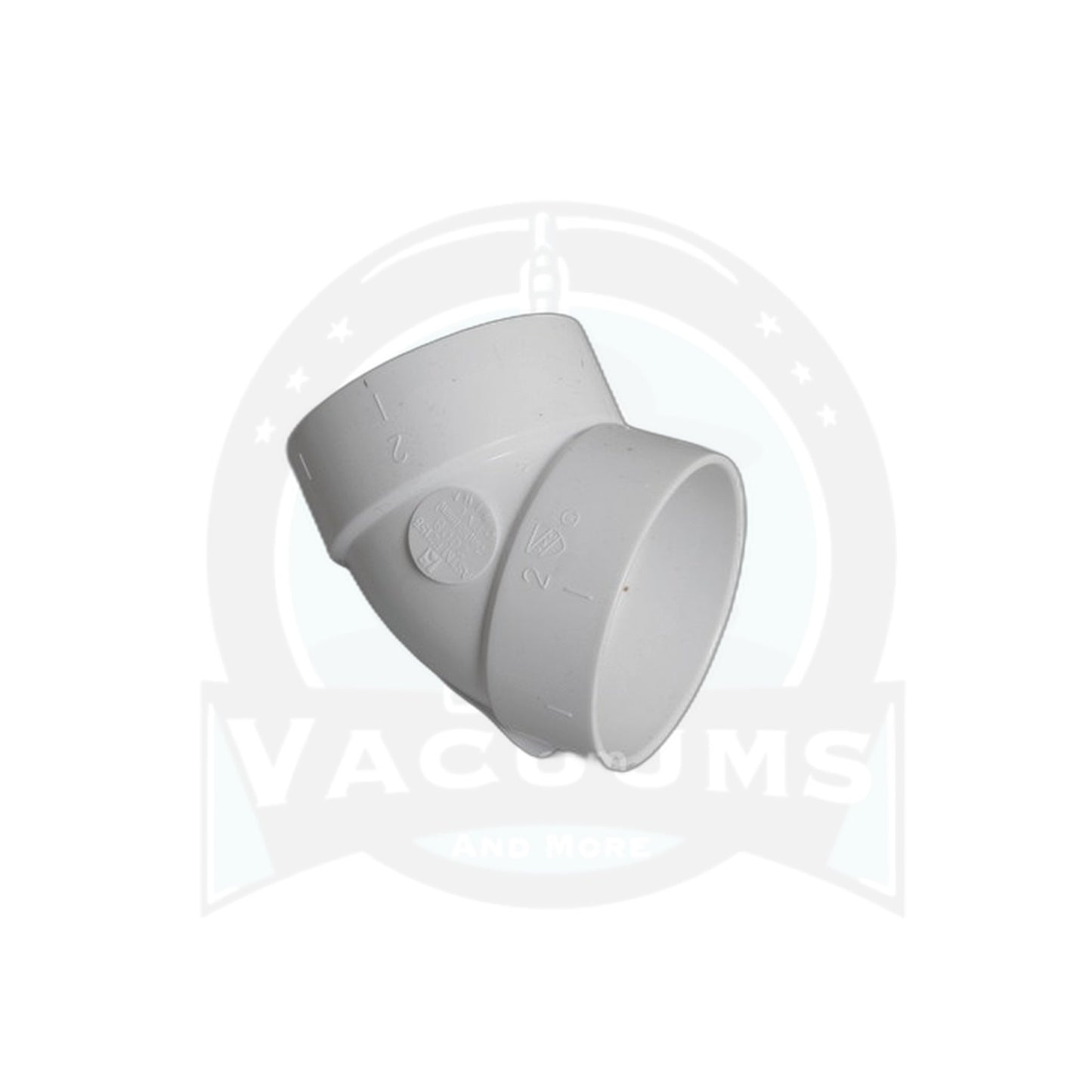 45-Degree Sweep Elbow - Plastiflex Central Vacuum - Plastiflex