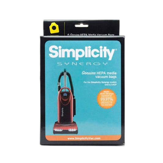 Simplicity Type P HEPA Bags for Synergy S40 Series, 6-Pack