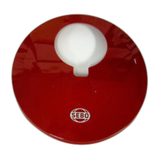 SEBO Bag Compartment Cover for D4 Canisters, Red with Printed Graphics