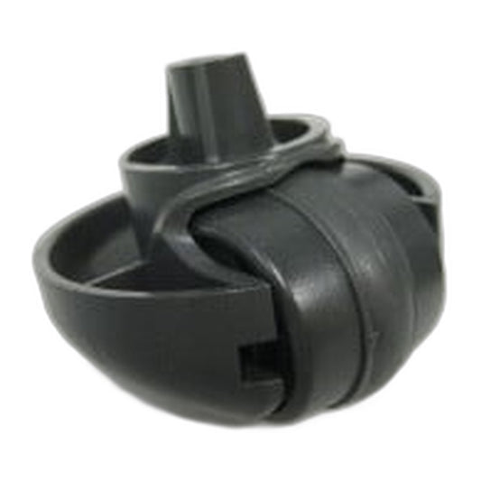 SEBO Front Castor for AIRBELT E1, E2 and E3 Canisters - Gray Black