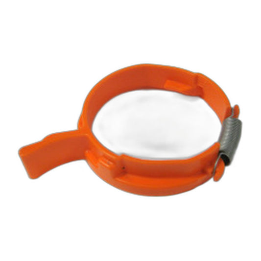 SEBO Hose Retaining Ring with Spring for FELIX Premium, FELIX 2 Premium and DART — Orange
