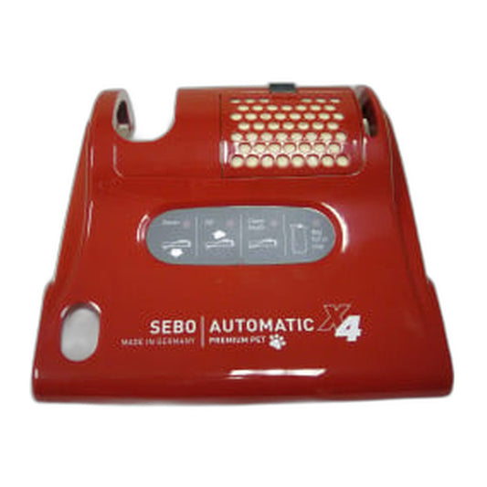 SEBO Complete Power Head Cover in Red for AUTOMATIC X4 Premium PET