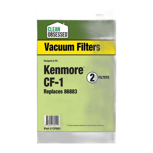 Kenmore CF-1 Canister Filter 2-Pack, Replaces 86883 (5" x 5")