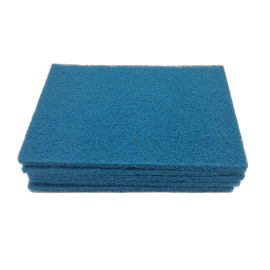 Powr-Flite 14 in. x 20 in. Blue Cleaner Pad