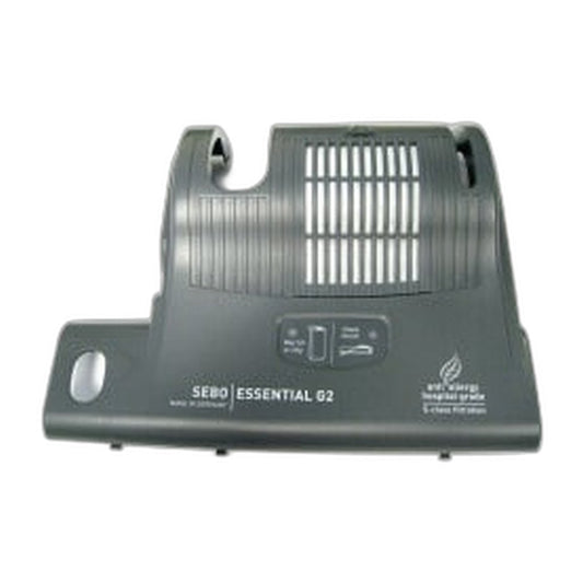 SEBO Power Head Cover for ESSENTIAL G2 — Gray Black, Complete