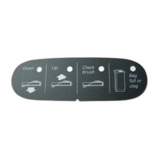 SEBO Status Display Panel in Gray Black for AUTOMATIC X4 and X5