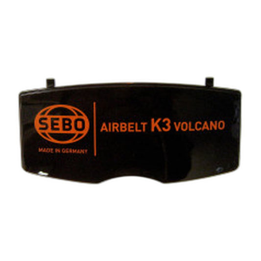 SEBO Exhaust Filter Cover for AIRBELT K2 and K3 — Dark Cherry with Silver Print