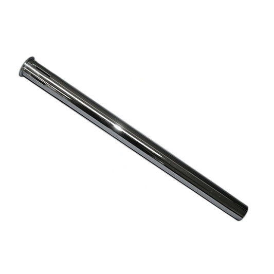 Fit All Chrome Slotted Vacuum Wand, Straight Friction-Fit Both Ends