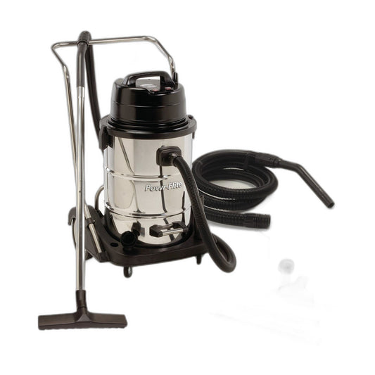 Powr-Flite 20-Gallon Dual-Motor Stainless Steel Wet/Dry Vacuum