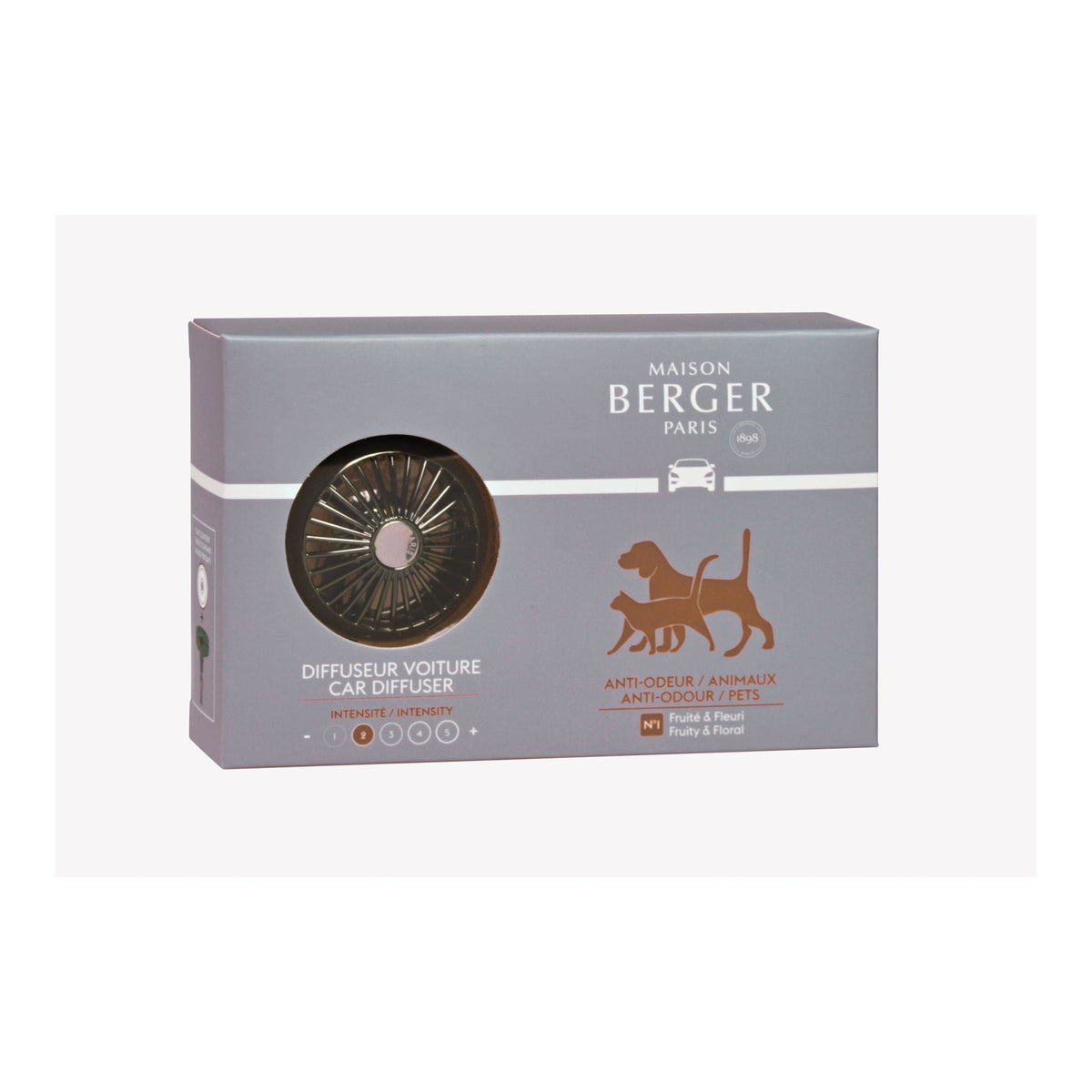 Maison Berger Anti Pet Odor – Car Diffuser Kit