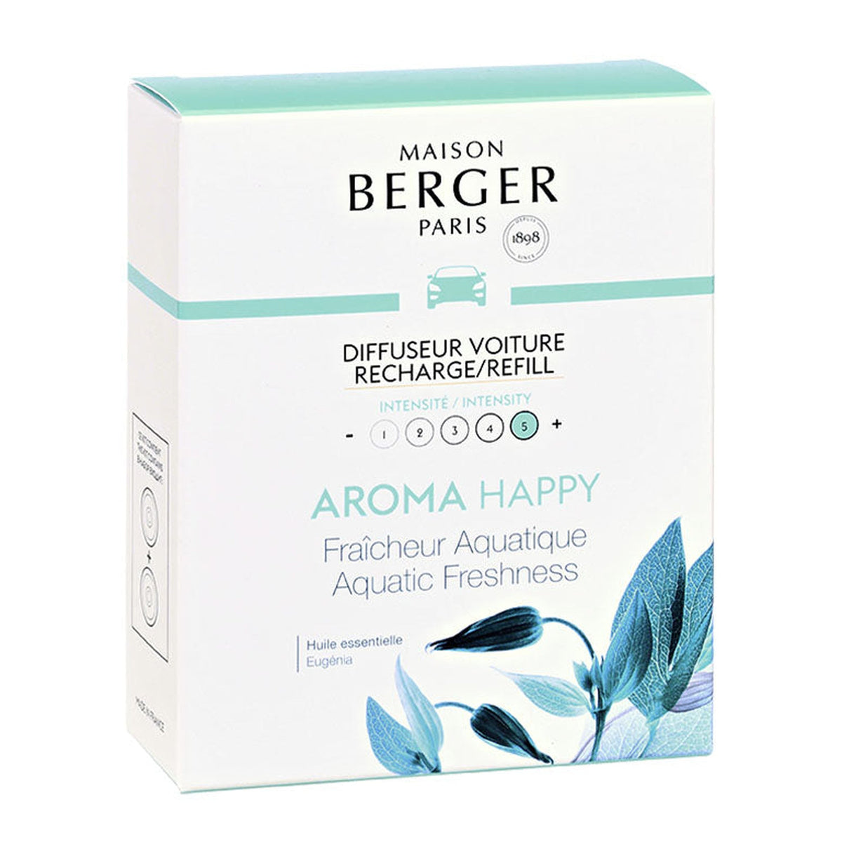 Maison Berger Aroma Happy : Aquatic Freshness – Car Diffuser Refill