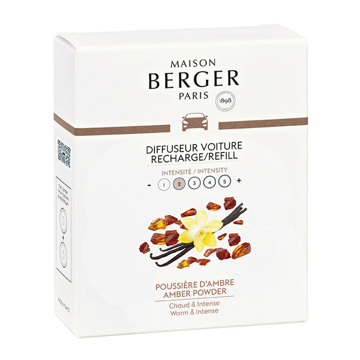 Maison Berger Set of 2 Amber Powder Car Diffuser Refills