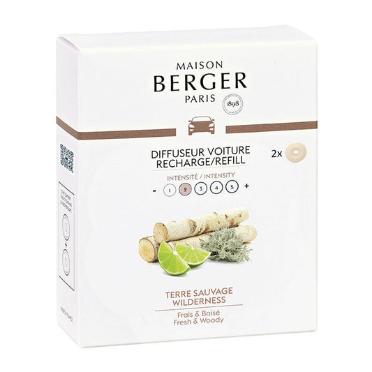 Maison Berger Set of 2 Wilderness Car Diffuser Refills