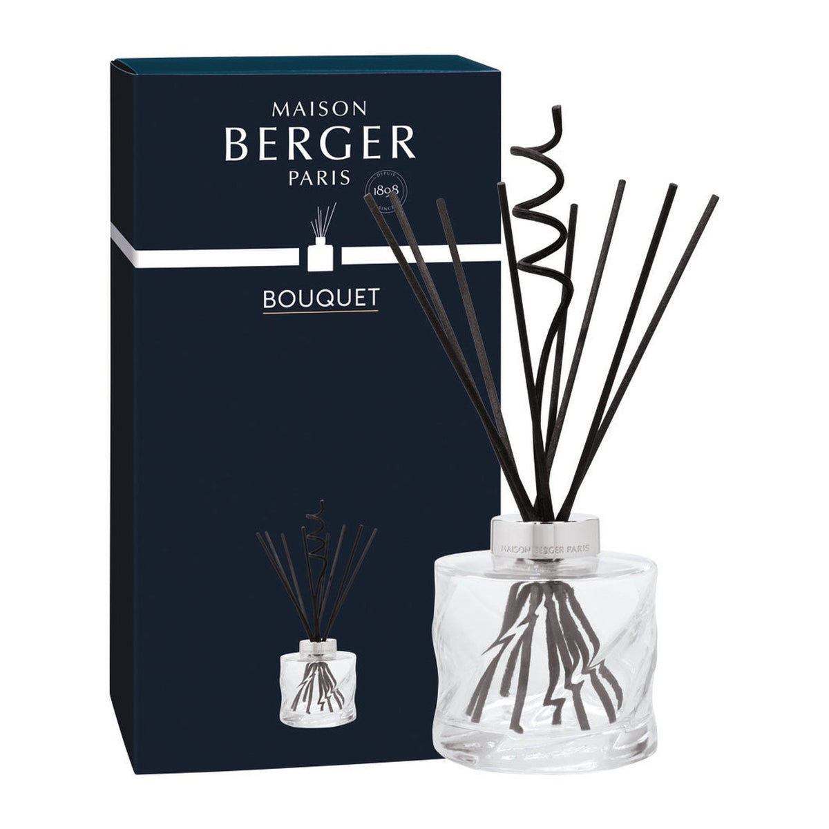 Maison Berger Spirale Reed Diffuser – Clear, No Fragrance