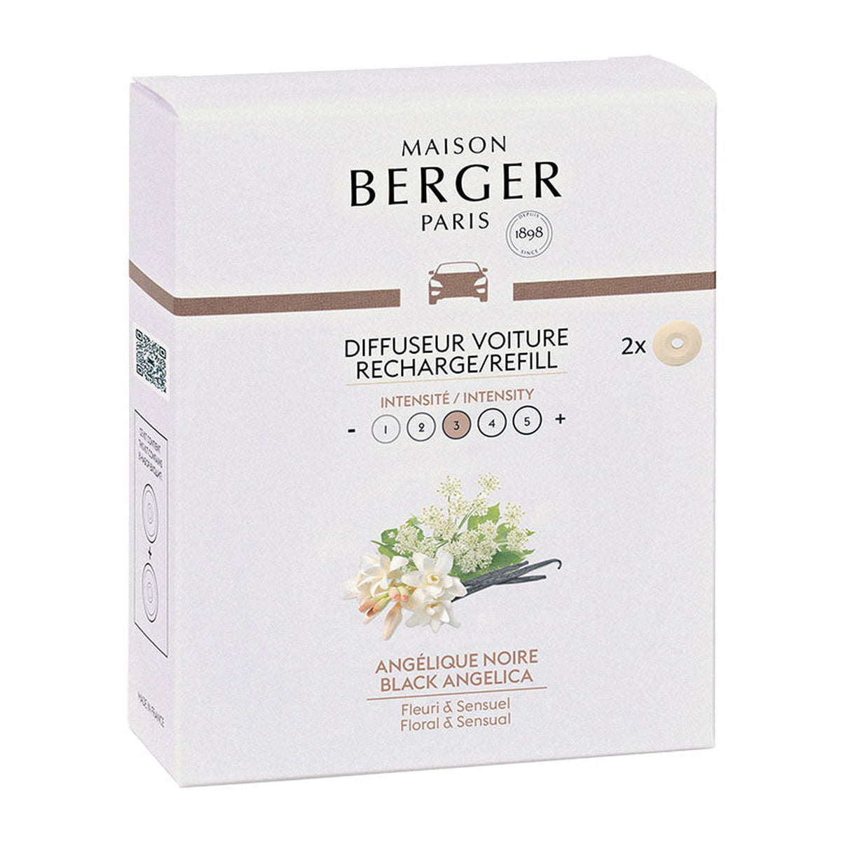 Maison Berger Black Angelica – Car Diffuser Refill