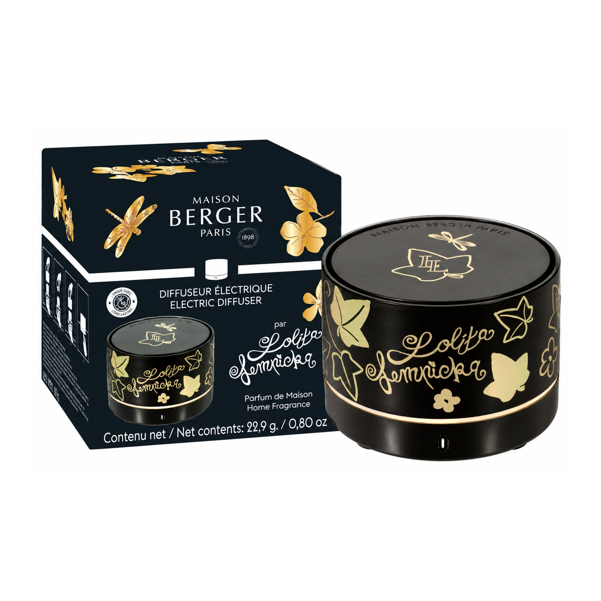 Maison Berger Lolita Lempicka Nomad Diffuser Set – Black