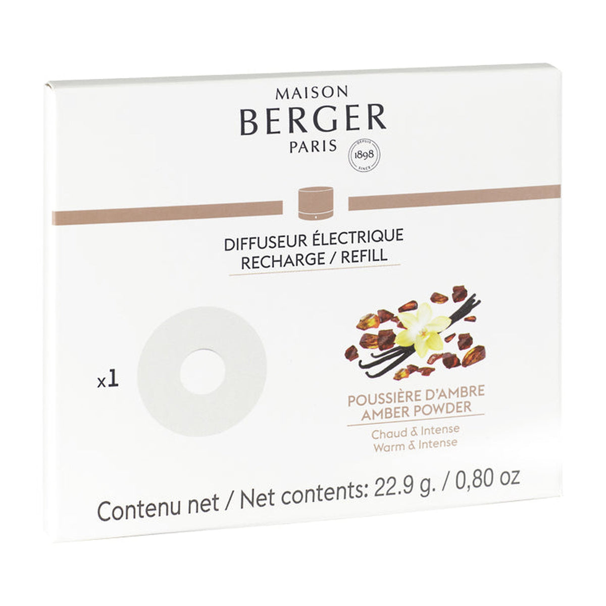 Maison Berger Amber Powder – Nomad Diffuser Refill