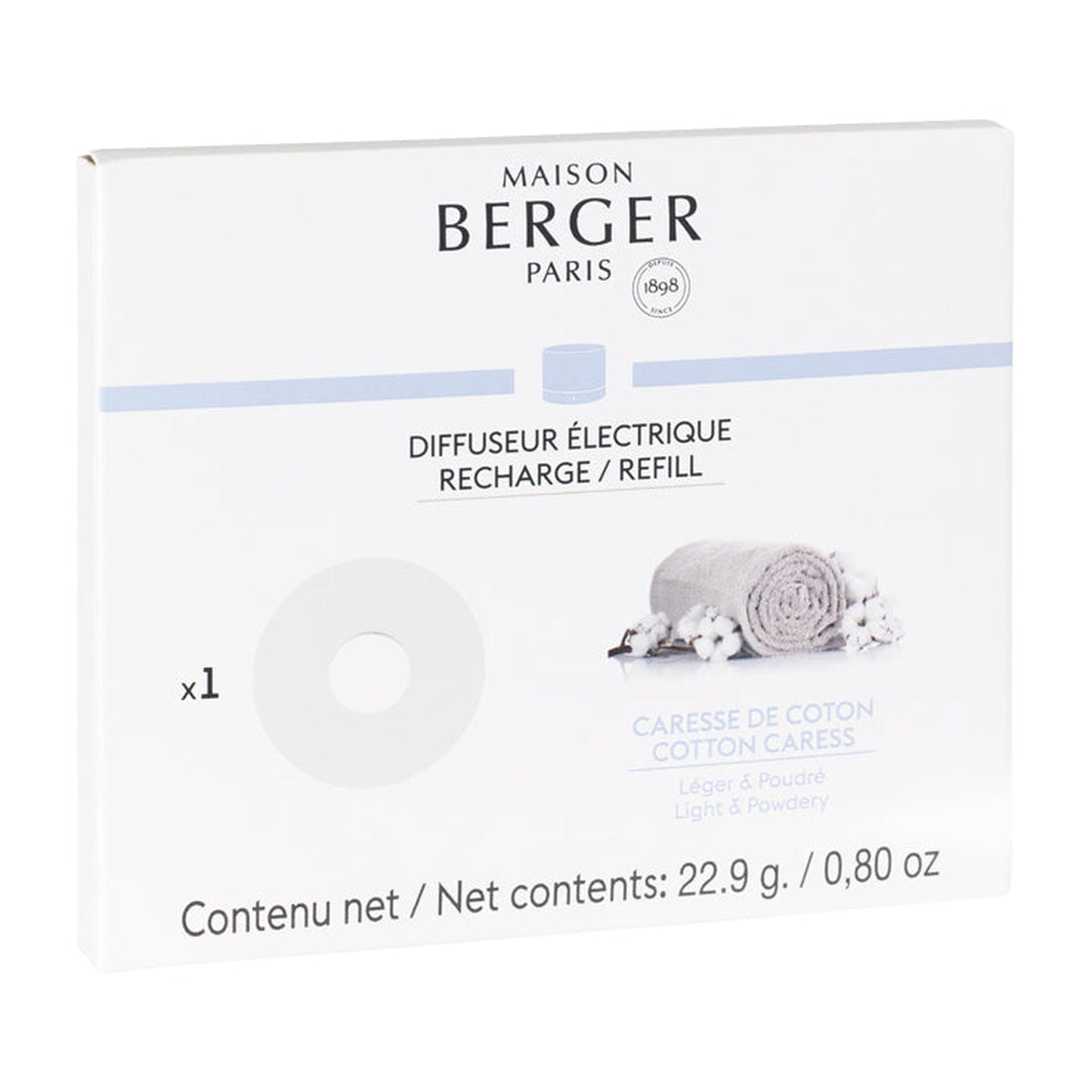 Maison Berger Cotton Caress – Nomad Diffuser Refill