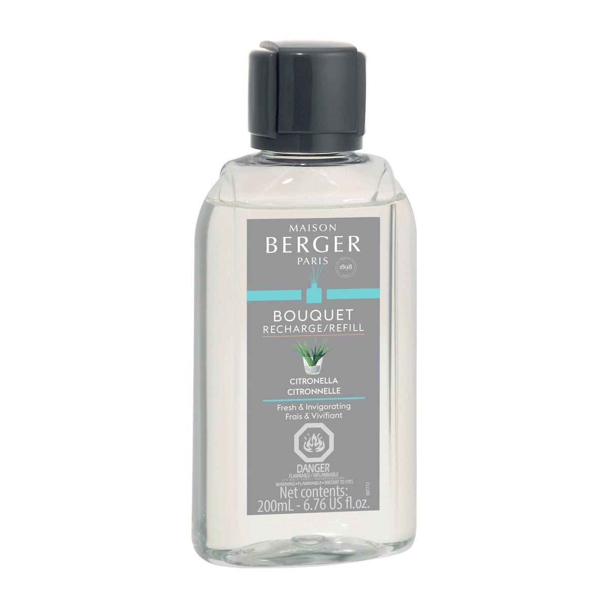 Maison Berger Citronella Reed Diffuser Refill – 200 mL