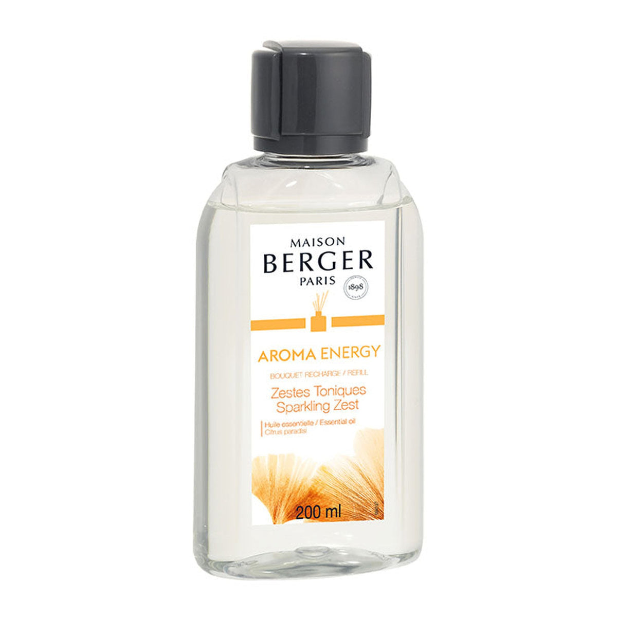 Maison Berger AROMA ENERGY : Sparkling Zest Reed Diffuser Refill – 200 mL