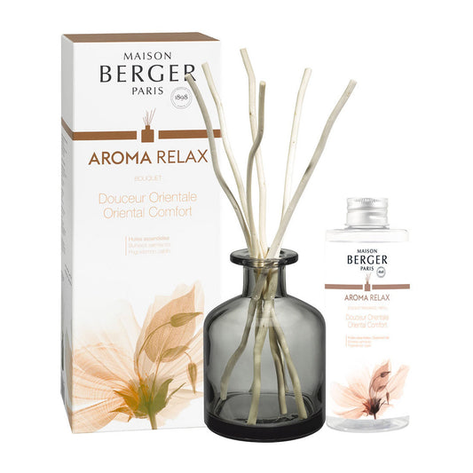 Maison Berger Aroma Relax Reed Diffuser – Moss Green, 180 mL