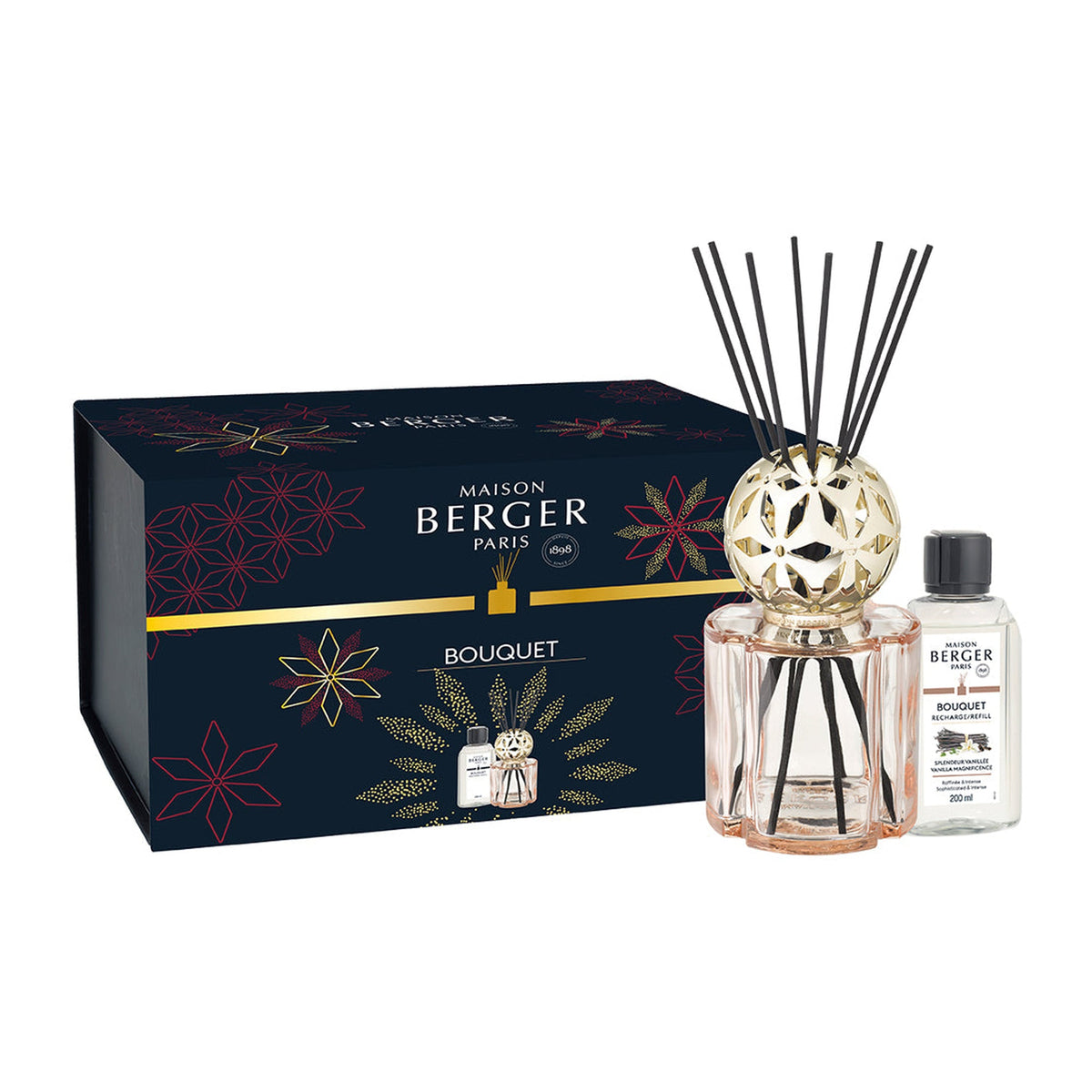 Maison Berger Pomelis Beige Reed Diffuser Gift Set with Vanilla Magnificence