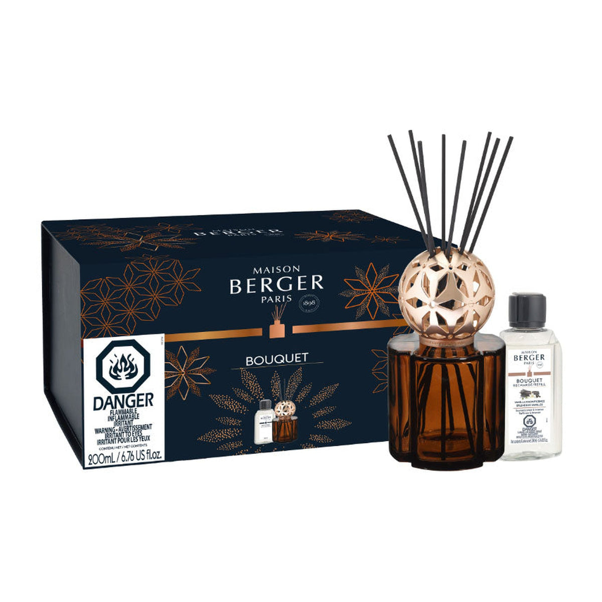 Maison Berger Pomelis Chocolate Reed Diffuser Gift Set with Vanilla Magnificence