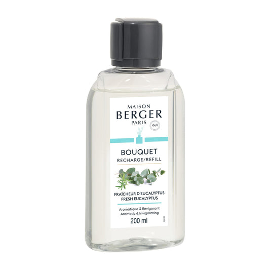 Maison Berger Fresh Eucalyptus Reed Diffuser Refill – 200 mL