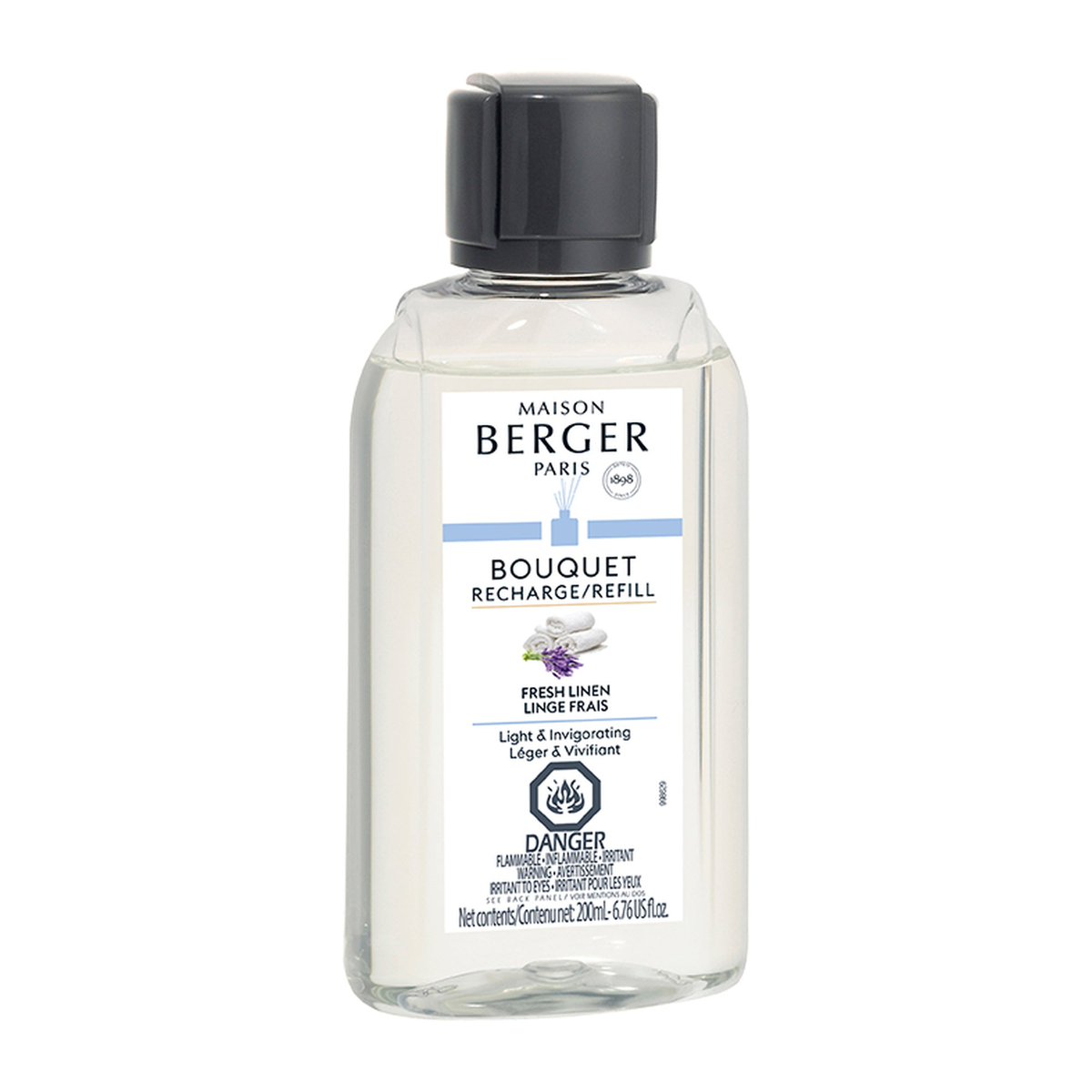 Maison Berger Fresh Linen Reed Diffuser Refill – 200 mL
