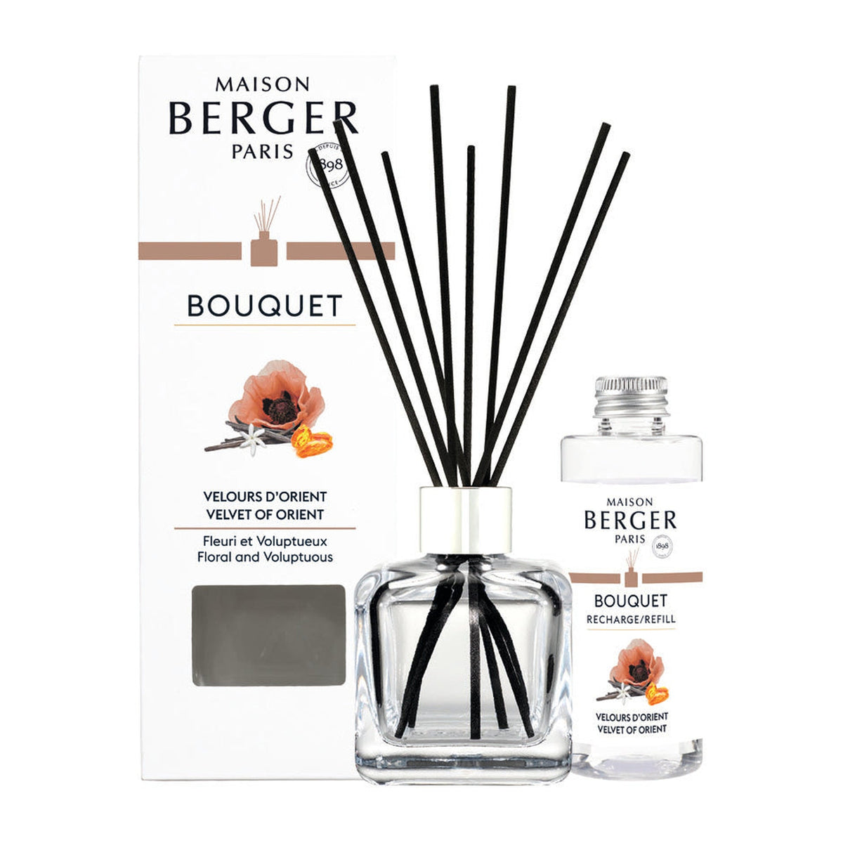 Maison Berger Velvet of Orient Cube Reed Diffuser