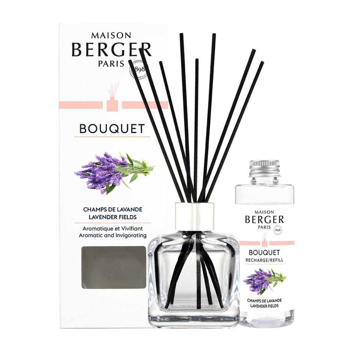 Maison Berger Lavender Fields Cube Reed Diffuser