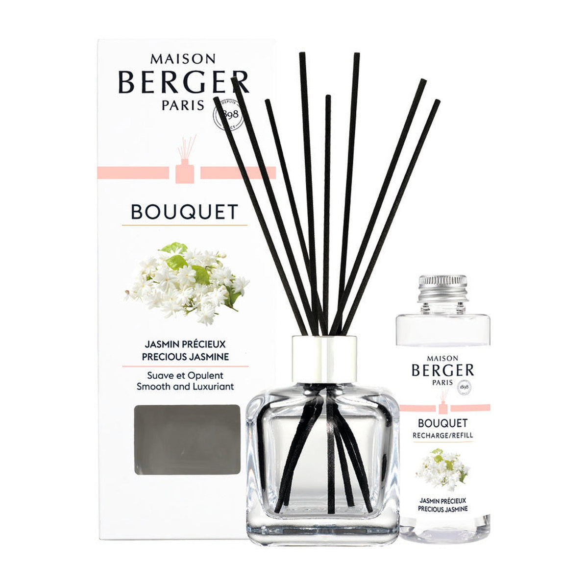 Maison Berger Precious Jasmine Cube Reed Diffuser