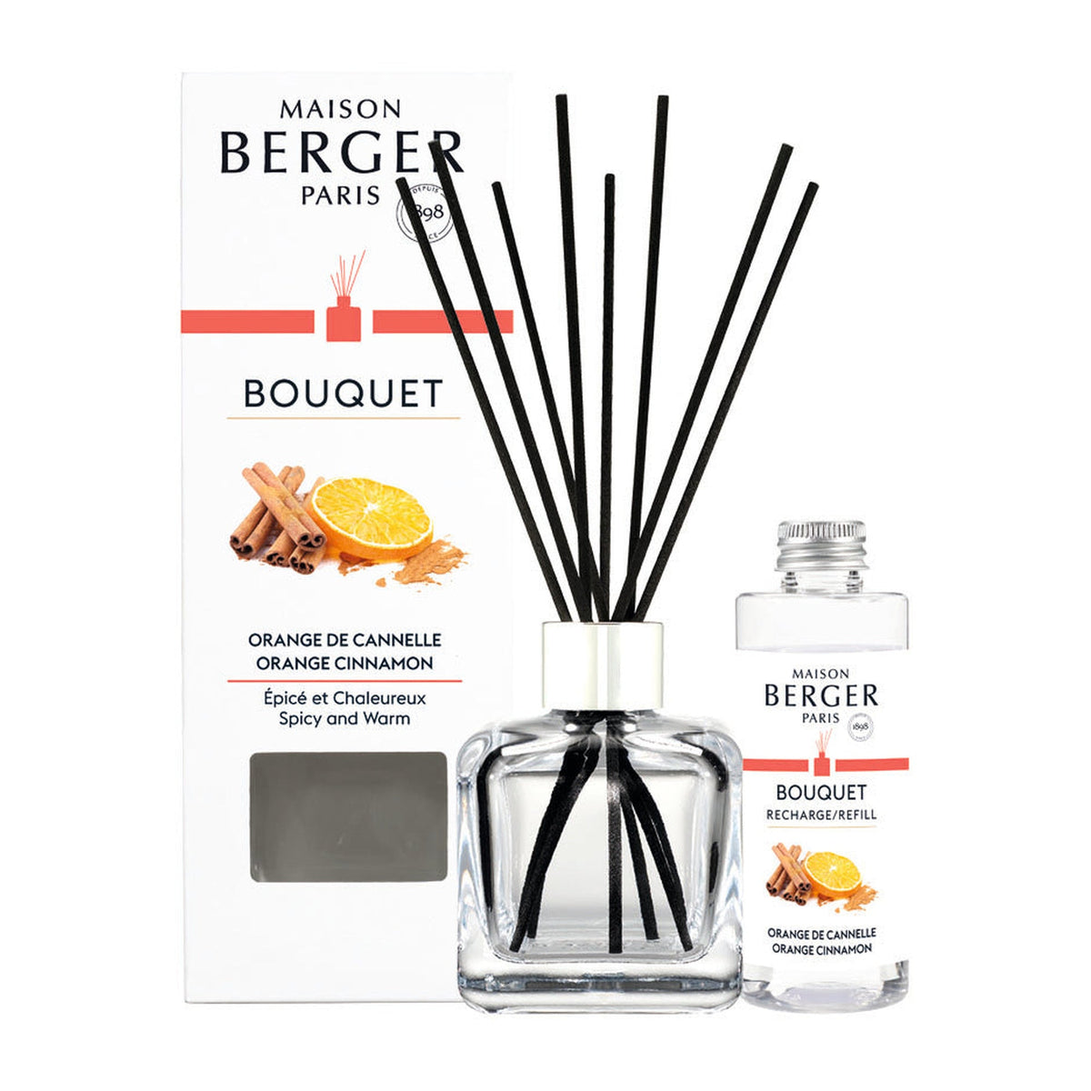 Maison Berger Orange Cinnamon Cube Reed Diffuser