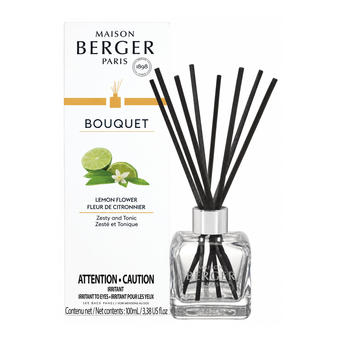 Maison Berger Lemon Flower Cube Reed Diffuser