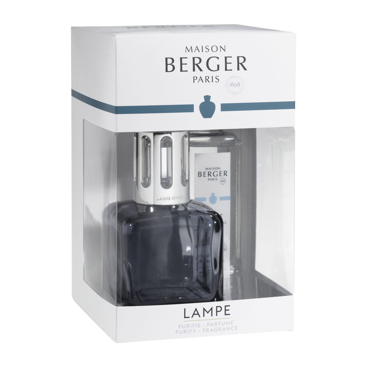Maison Berger GLAÇON - Grey + 250ml Pure White Tea – Lamp Gift Set